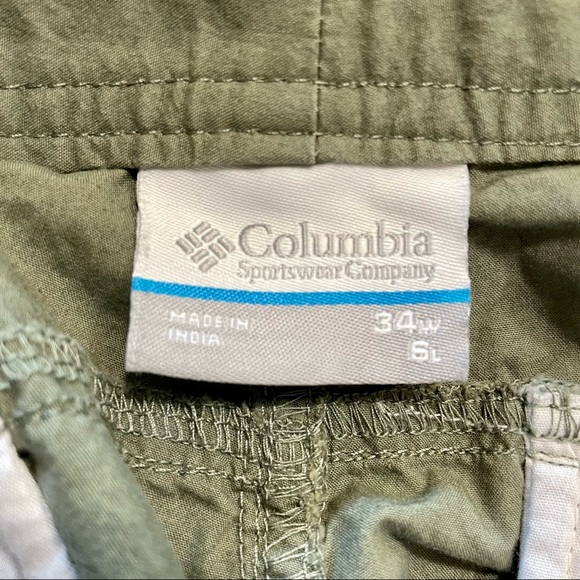 Olive Green Columbia Shorts - Picture 6 of 6